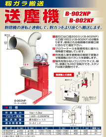 籾ガラ搬送機 送塵機 B-802KF 【個人宅不可/代引不可/笹川農機/SASAGAWA】