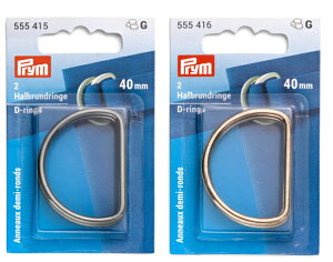 PRYM�@D�����O40mm�@�V���o�[�E�S�[���h�E�K�����^�@2���@�@�@1655240