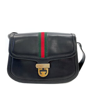 GUCCI(グッチ) シェリーライン G金具 オールド ヴィンテージ ショルダーバッグ レザー レディース【中古B】20231102