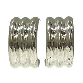 【中古B/標準】TIFFANY&Co. ティファニー シルバー925ピアス 【レア】ワイド トリプル フープ メキシコ製 ヴィンテージ レディース 20460554