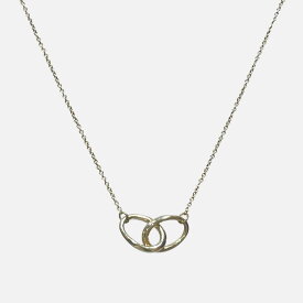 【中古B/標準】TIFFANY&Co. ティファニー シルバー925ネックレス ダブルループ レディース シルバー 20462078