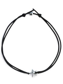 GARDEL ガーデル 【 ONE STAR Anklet / ワン スター アンクレット (Silver / Black) gda001OS 】[ 正規品 ] フリーサイズ サイズ調節可能 星 ペア プレゼント ギフト ユニセックス メンズ レディース 人気 ブランド おしゃれ