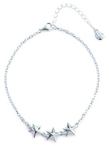 GARDEL �K�[�f�� �y Trinity Star Anklet Silver / �g���j�e�B�V���o�[�X�^�[�A���N���b�g GDA-002TS �z[ ���K�i ] ���߉\ �� �X�^�[ �`���[�� �y�A �v���[���g �M�t�g ���j�Z�b�N�X �����Y ���f�B�[�X �l
