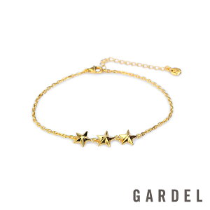 GARDEL �K�[�f�� �y Trinity Star Anklet Gold [ GDA-002TS/G ] �X�^�[ �A���N���b�g �z[ ���K�i ] ���߉\ �V���o�[ �S�[���h�R�[�e�B���O ���O�W���A���[ �� �`���[�� �y�A �v���[���g �M�t�g ���j�Z�b�N