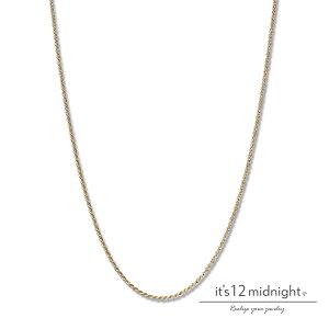 it's 12 midnight �C�b�c �g�D�G���� �~�b�h�i�C�g �y K10 Gold Rope Chain Necklace 50cm [ DL-N025-K10 ] �S�[���h ���[�v �`�F�[�� �l�b�N���X �z[ ���K�i ] 10�� �V���v�� �v���[���g �����Y ���f�B�[�X ���j�Z