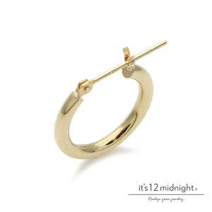 it's 12 midnight Cbc gDG ~bhiCg y K10 Gold Hoop Pierce 2×15mm / S[h t[v sAX [ DL-P013-K10 ]z[ Ki ] 10 Vv J|Xg v[g Y fB[X jZb
