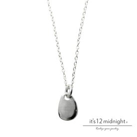 it's 12 midnight イッツ トゥエルヴ ミッドナイト 【 SHIZUKU NECKLACE 雫 ネックレス 】[ 正規品 ] シルバー925 シンプル プレゼント ペア ユニセックス メンズ レディース 人気 ブランド おしゃれ ラッピング おすすめ シンプル コイン 【 送料無料 】