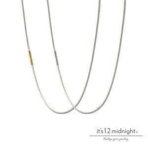it's 12 midnight Cbc gDG ~bhiCg y Seamless Snake Chain Necklace ( 39cm ) Xl[N`F[ lbNX [ M-N011-39 ]z[ Ki ] y_g Vo[  v[g Vv Y f