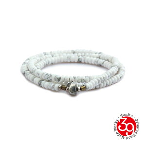 SunKu TN 39 y Howlite Beads Necklace & Bracelet nECg lbNX & uXbg SK-070 z[ Ki ] zCg   VR Vo[ yA v[g jZbNX Y fB[X lC u