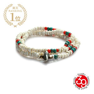 SunKu TN 39 y Antique Beads Mix 3 Roll Necklace & Bracelet AeB[Nr[Y~bNX 3A lbNX & uXbg [ SK-148 ] z[ Ki ] zCg y_g Vo[ uX S[h ^[RC