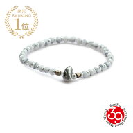 SunKu サンク 39 【 Howlite × Silver 1 Roll Bracelet　ハウライト × シルバー 1連 ブレスレット [ SK…