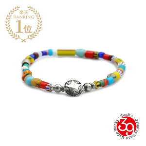 SunKu �T���N 39 �y STAR CONCHA BEADS BRACELET / MIX [ SK-207-MIX ] �z[ ���K�i ] �r�� �N���X�}�X�r�[�Y �J���t�� �X�^�[�����O�V���o�[ �~�b�N�X �� �� 925 �y�A �v���[���g ���j�Z�b�N�X �����Y ���f�B�[�X