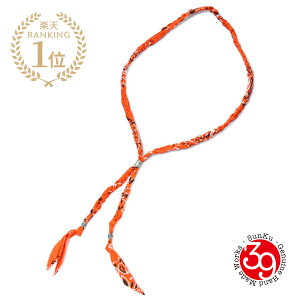 SunKu TN 39 y BANDANA NECKLACE / o_i lbNX (ORANGE) [ SK-290 ] z[ Ki ] Rbg Brass uX ^J yA v[g Mtg jZbNX Y fB[X