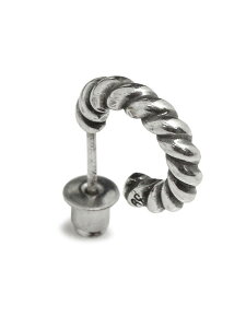 SunKu �T���N 39 �y �V���o�[ �c�C�X�g �s�A�X / [ SK-197_TWT ] �z[ ���K�i ] �C�������O �X�^�[�����O�V���o�[ �V���v�� �t�[�v �X�^�b�h�� �|�X�g�^�C�v ������ �~�j�}�� �� 925 �y�A �v���[���g �M