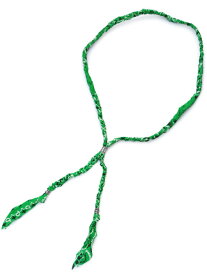 SunKu サンク 39 【 BANDANA NECKLACE / バンダナ ネックレス (GREEN) [ SK-290 ] 】[ 正規品 ] コットン Brass ブラス 真鍮 ペア プレゼント ギフト ユニセックス メンズ レディース