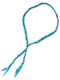 SunKu サンク 39 【 BANDANA NECKLACE / バンダナ ネックレス (TURQUOISE) [ SK-290 ] 】[ 正規品 ] コットン Brass ブラス 真鍮 ペア プレゼント ギフト ユニセックス メンズ レディース