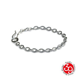 SunKu サンク 39 【 CHAIN BRACELET / オーバルチェーン ブレスレット [ SK-296 OV ]】[ 正規品 ] シルバー 925 チェーンブレスレット アズキ 小豆チェーン 銀 シンプル プレゼント ユニセックス ギフト ペア メンズ レディース 人気 ブランド おしゃれ 男性 女性 おすすめ