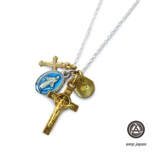 amp japan Av Wp y Medaille Miraculeuse Mix Necklace -Blue Epoxy- [ 16AHK-176 ] _C ~L[Y ~bNX lbNX u[G|LV z[ Ki ] y_g `[ NX }A \