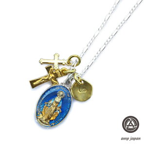 amp japan Av Wp y Grand Medaille Miraculeuse Mix Necklace -Blue Epoxy- [ 16AHK-177 ] Oh _C ~L[Y ~bNX lbNX u[G|LV z[ Ki ] y_g }A N