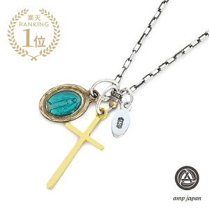 amp japan Av Wp y Epoxy Mary & Cross Necklace [ 13AD-286 ] G|LV }ANX lbNX z[ Ki ] y_g NX `[ AeB[NS[h Vo[  925 yA v[