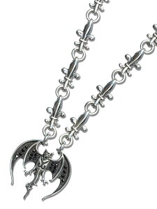 Darren Simonian _ VjA y Hollywood Vampires Bat Necklace with 18 Black CZ's Stones nEbh@pCA[Y obg lbNX z[ Ki ] X^[OVo[ p p  925 v[g 