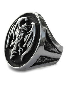 Darren Simonian _ VjA y Vampire Bat Signet Ring nEbh@pCA[Y VOlbg O z[ Ki ] w RE X^[OVo[ p p  925 v[g jZb