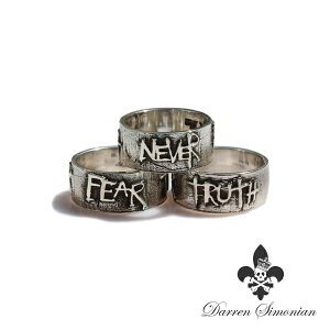 Darren Simonian _ VjA y Never Fear Truth Ring / Wj[fbv NFTO z[ Ki ] w Vo[ 925  Wj[fbvp lC uh  Vv L A Y f