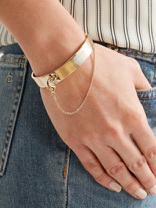 楽天市場】Eddie Borgo エディボルゴ 【 MEDIUM SAFETY CHAIN CUFF 