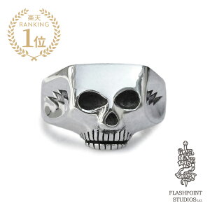 Flash Point �t���b�V���|�C���g �y JIM SKULL ENGRAVED JARMUSCH TYPE �W���X�J�������O �W�� �W���[���b�V�� �^�C�v �z �w�� �h�N�� �[�� �V���o�[ �� 925 �^�g�D�[ �h�� ����n �T���_�[�{���g ��� ���j