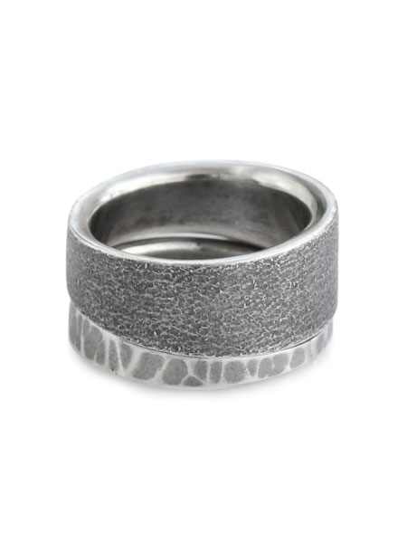 HARIM ハリム [ 正規品 ] スターリングシルバー 指輪 槌目 テクスチャー 925 銀 ペア ギフト プレゼント ユニセックス メンズ レディース 