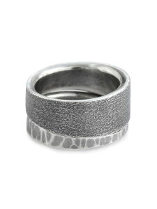 HARIM �n���� �y EDGE RING COMBI (RING2 ARASHI / RING3 HAMMERED) [ HRR042AR HRR043HM ] �z[ ���K�i ] �X�^�[�����O�V���o�[ �w�� �Ɩ� �e�N�X�`���[ 925 �� �y�A �M�t�g �v���[���g ���j�Z�b�N�X �����Y ���f�B�[�X