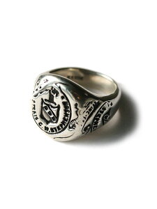 HARIM n y Emblem College Ring Gu JbW O / [ HRR001SV ] z[ Ki ] w Vo[ z[X n [ Y fB[X y  z