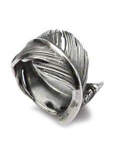 HARIM �n���� �y HARIM FEATHER RING L (OX) / [ HRR036SV ] �z[ ���K�i ] �t�F�U�[ �����O �w�� �V���o�[ �����Y ���f�B�[�X �y �������� �z
