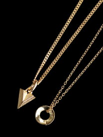 HARIM ハリム 【 Still Hard 【 V & O 】 GP Pear Necklace / [ HRP108GP_109GP_set ] 】[ 正規品 ] ペア ネックレス ペンダント ゴールド メンズ レディース 【 送料無料 】