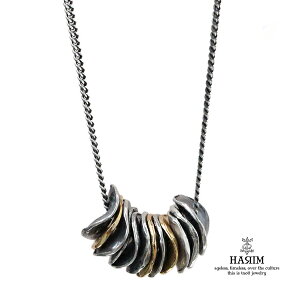 HARIM n y Distorted disk CHAIN NECK COMBI / [ HRP116 SVBR ] z[ Ki ] lbNX y_g S[h Vo[ Y fB[X y  z