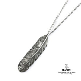 HARIM ハリム 【 HARIM FEATHER RIGHT M (OX) / [ HRT006 OX ] 】[ 正規品 ] フェザー ネックレス ペンダント シルバー メンズ レディース 【 送料無料 】