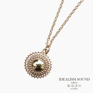IDEALISM SOUND CfAYTEh y Large Sun Necklace (Gold) [ No.12066 ] [WTlbNX S[h z[ Ki ] y_g 10K CG[S[h  r[ yA Mtg v[g jZb