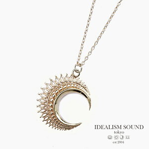 IDEALISM SOUND CfAYTEh y Large Moon Necklace (Gold)[ No.12068 ] [W[lbNX S[h z[ Ki ] y_g 10KCG[S[h r[ VR   Mtg v[g 