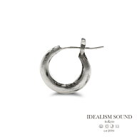 IDEALISM SOUND イデアリズムサウンド 【 Chubby Hoop Pierced Earring Medium [ No.19020 ] フープ ピア…