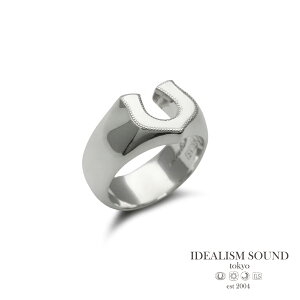 IDEALISM SOUND CfAYTEh y Milgrain Horseshoe Ring ( Silver ) [ ID-61 ] ~OC z[XV[ O z[ Ki ] w Vo[  v[g jZbNX Y fB[X lC u