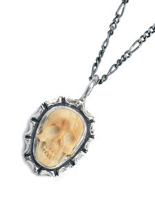 Lee Downey [_Ej[ Skull Necklace -Mammoth Ivory- / XJ lbNX y_g }X  Vo[ hN Y fB[X y  z