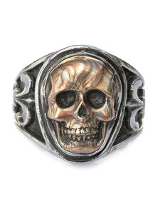 Lee Downey [_Ej[ Sculpted Skull Ring - Mokumekin (ؖڋ) / XJ O w hN Vo[ Y fB[X y  z
