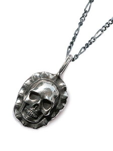 Lee Downey [_Ej[ Skull Necklace (Silver) / XJ lbNX Vo[ hN Y fB[X y  z