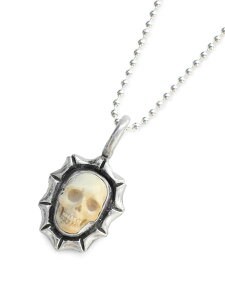 Lee Downey [_Ej[ Tiny Skull Necklace - Mammoth Ivory / XJ lbNX y_g }X  Vo[ hN Y fB[X y  z