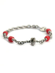 SunKu TN 39 y Antique Beads Chain & Beads Bracelet / [ SK-027-Red ] z[ Ki ] AeB[Nr[Y`F[ uXbg Vo[ bh AeB[Ng[hr[Y bh `F[   Y