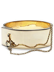Eddie Borgo �G�f�B�{���S �y SAFETY CHAIN CUFF (GOLD) �`�F�[�� �J�t �u���X���b�g �z[ ���K�i ] �o���O�� �S�[���h ���ꂢ�ߑ�l�A�N�Z�T���[ �p�[�e�B�[ �v���[���g �� ���f�B�[�X �y �������� �z