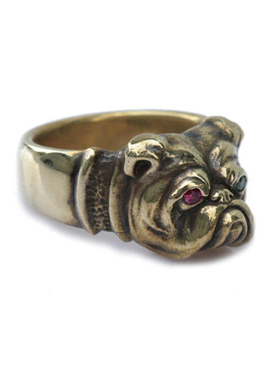 楽天市場】PEANUTS&CO. ピーナッツカンパニー 【 Bull Dog Ring (Brass 