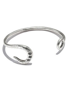 GILES & BROTHER WCX Ah uU[ y Hook Cuff tbNJt ( Silver Oxide ) z[ Ki ] Vo[ ILV_C oO uXbg AeB[N uX ^J  925 Y fB[X lC