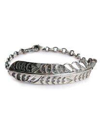 Garden of Eden ガーデン オブ エデン 【 Feather & Chain Bracelet [ ED-15NS-B07 ] フェザーチェーンブレスレット 】[ 正規品 ] イーグル 2way シルバー オーバルチェーン アニマル 羽根 鳥 鷲 銀 925 ユニセックス メンズ レディース 【 送料無料 】