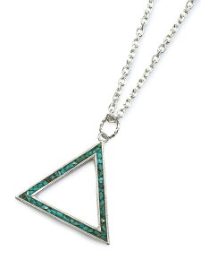 Garden of Eden K[f Iu Gf y Outlined Turquoise Triangle Necklace Large [ ED-TS16-NK04 ] AEgC ^[RCY gCAO lbNX [W z[ Ki ] y_g Vo[ `F[ 